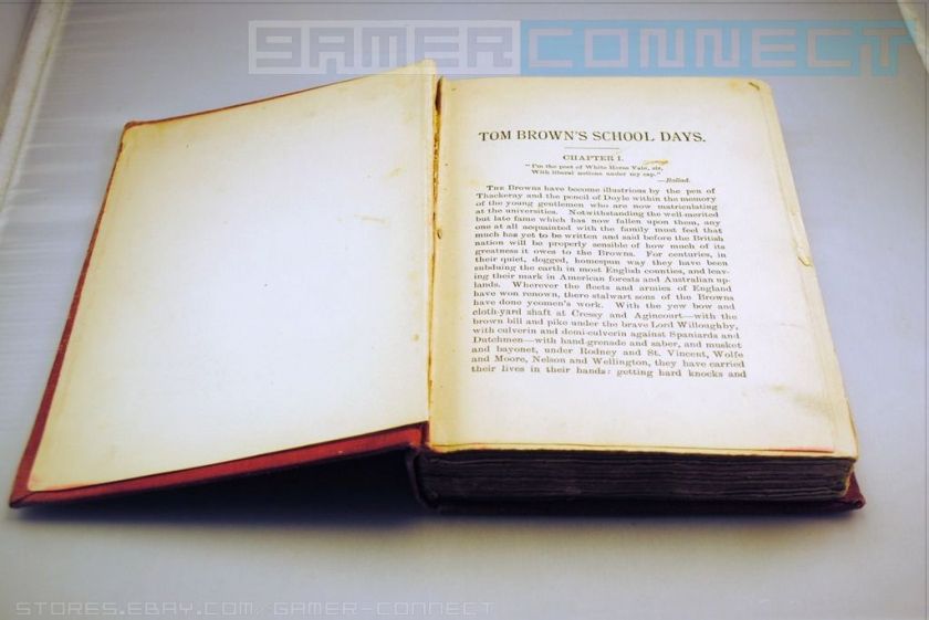 Tom Browns School Days by Thomas Hughes Vintage Book  