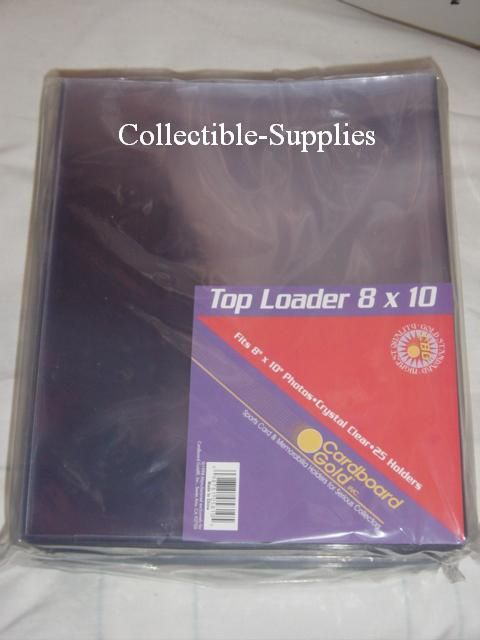 50 NEW HARD TOP LOADERS Size 8 x 10 for PHOTOS  