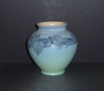 Rookwood Vellum Vase With Violets, Ed Diers, MINT  