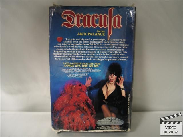 Dracula VHS Jack Palance, ThrillerVideo w/ Elvira MOTD  