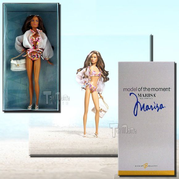 BARBIE   MODEL OF THE MOMENT   MARISA BEACH BABY   GOLD  