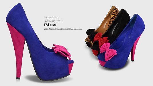 Bowknot Open Peep Toe Womens Shoes Platforms Stilettos High Heels 